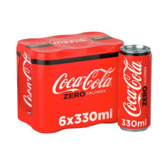 Coca Cola Zero Calories Can 6Sx330Ml
