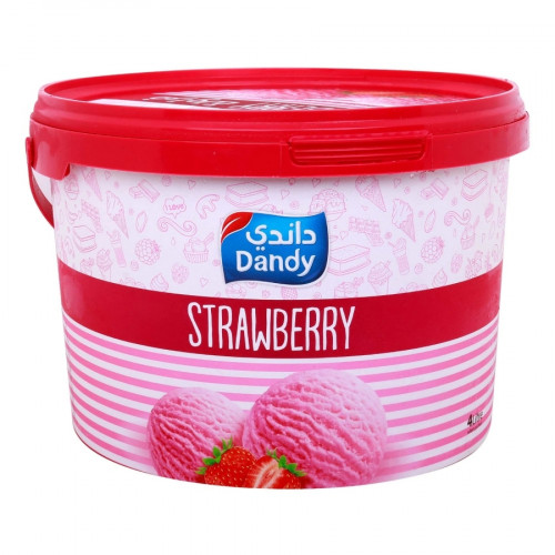 Dandy Ice Cream Strawberry 4Ltr
