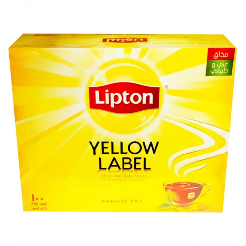 Lipton Yellow Laebl Tea Bags Regular 100S