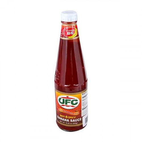 UFC Banana Hot And Spicy Chilli Sauce 550g