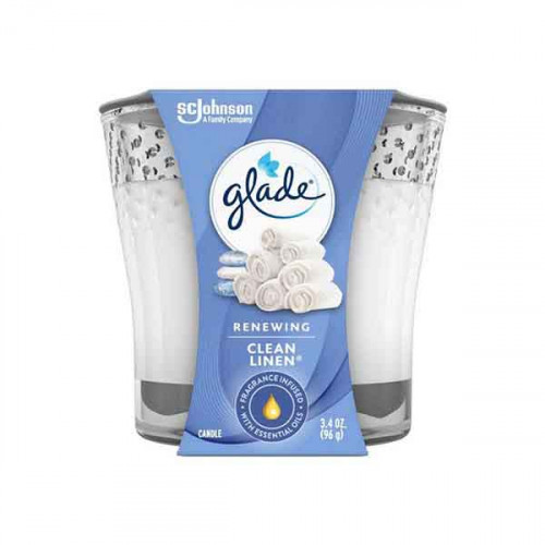 Glade Candle Clean Linen 3.4oz