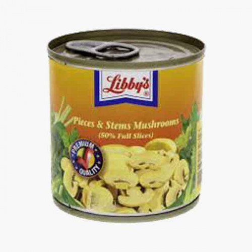 Libbys Mushroom Pieces And Stems 184g