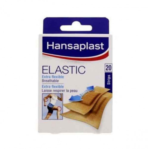 Hansaplast Strips Elastic Flexible 20 Pieces