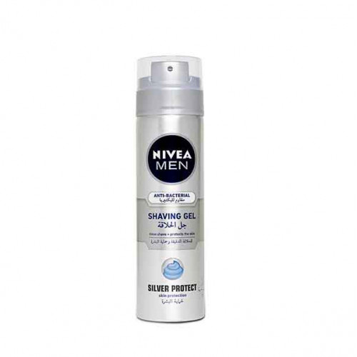 Nivea Silver Protect Shaving Gel 200ml
