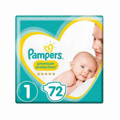 Pampers Premium Care Diapers S1 72's