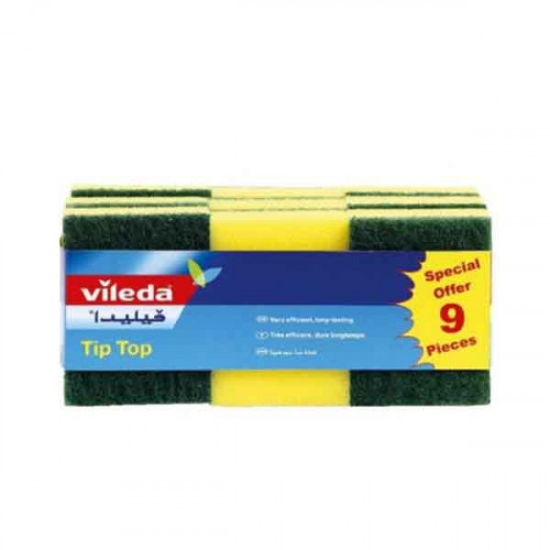 Vileda Tip Top Sponge 9 Pieces Offer