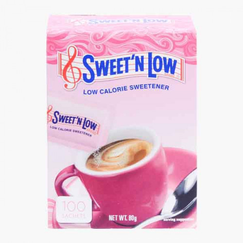 Sweet'n Low Low Calorie Satchet 100 Pieces