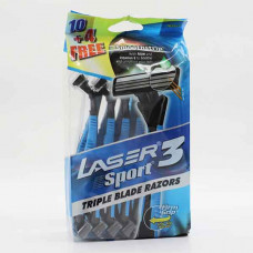 Laser Razors Triple Blades 10 + 4's