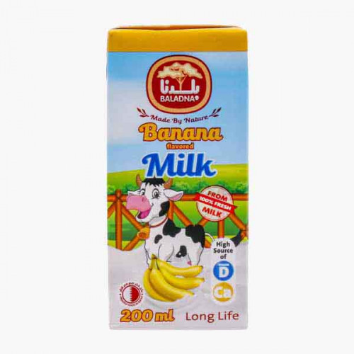 Baladna UHT Banana Milk 200ml