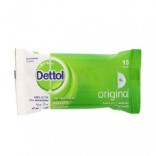 Dettol Personal Skin Wipes Original 10'S