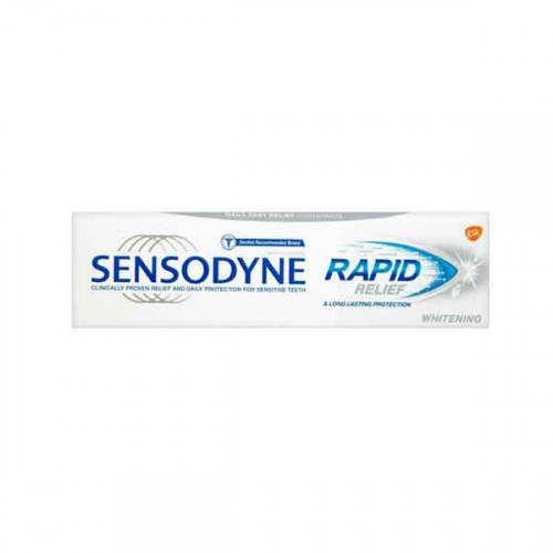 Sensodyne Rapid Action Whitening Toothpaste 75ml