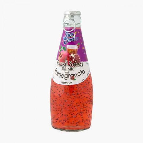 Jus Cool Basil Seed Juice Pomegranate 300ml