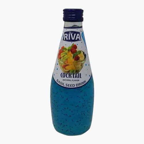 Blue Riva Basil Seed Drink Glass Cocktail 290ml