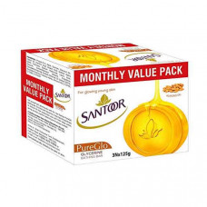 Santoor Glycerine Soap 125g 3+1