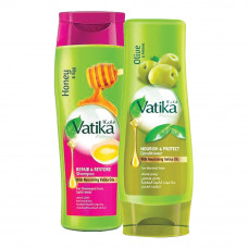 Vatika Nrsh &Amp; Prtct Shampoo 400 + Cond 400 Ml