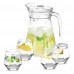 Sirocco Glass Jug And 4Pcs Glass-Yz3619S