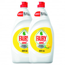 Fairy Plus Lemon 2X600Ml