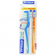 Trisa Fresh Super Clean Medium 2+1 Free