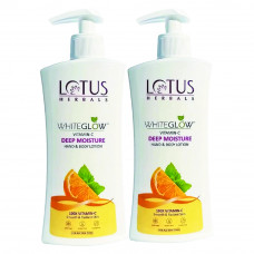 Lotus Herbals Whiteglow Hand&Bdylotion 270Ml 2Pcs