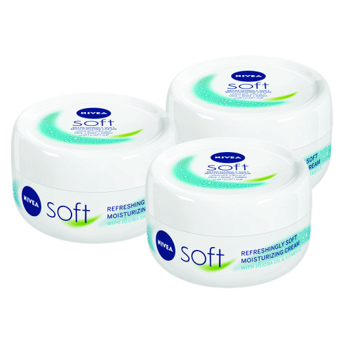 Nivea Soft Jar 3*100Ml