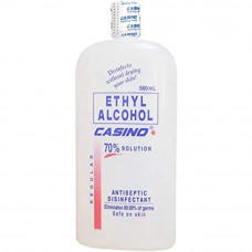 Casino Ethyl Alcohol 70% Regular 500ml -- كاسينو كحول يتيل 70%حلول عادي 500مل