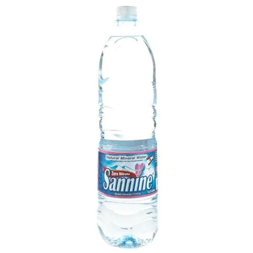 Sannine Mineral Water 1.5 Ltr -- سانين شراب معدني 1.5لتر 