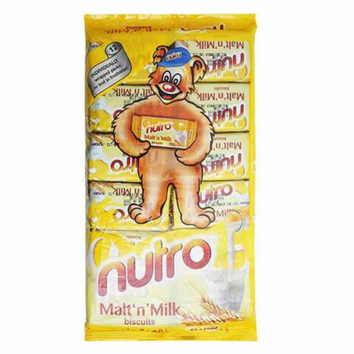 Nutro Malt'n' Milk Biscuits 50g -- نوترو مالت’بسكويت حليب 50جم