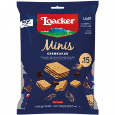 Loacker Minis Cremkakao Wafers 150g -- لوكير مينس كريماكاو ويفيرس150ج