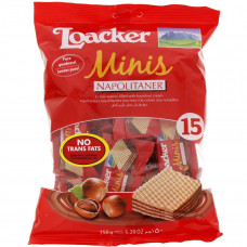 Loacker Minis Napolitaner 150g -- لوكير مينس نابوليتانير150جم 