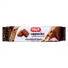 Oryx Cappuccino Cream Biscuit 82g -- أريكس كابوشينو كريم بسكويت 82ج