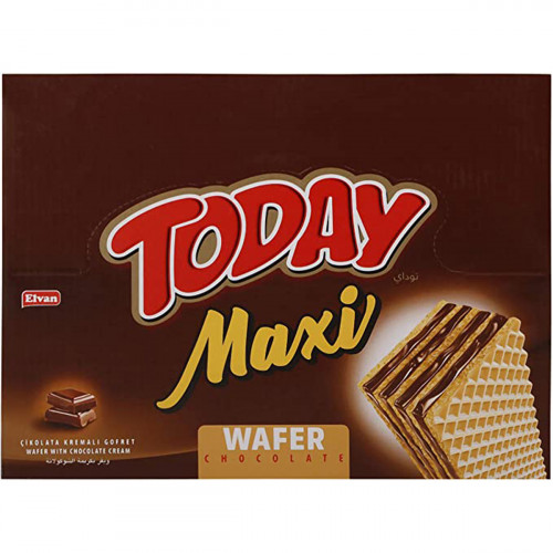 Elvan Today Maxi Chocolate Wafer, 38 Gm  -- يلفان تودي ماكسي شوكولاتة ويفير ,38جم 