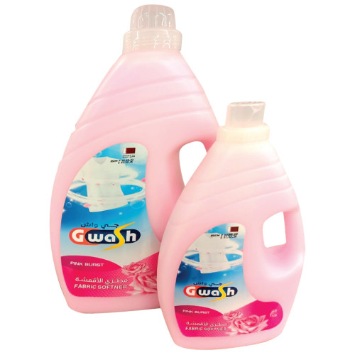 G Wash Fabric Softner Pink 3Ltr + 1 Ltr