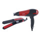 Geepas GHF86036 Hair Dryer+Hair Straightner -- جيباس مجفىة شعر+مستميلة شعر