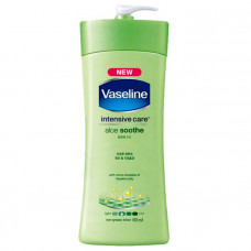 Vaseline Body Lotion Aloe Soothe 400ml -- لوشن للجسم بخلاصة الصبار من فازلين 400 مل