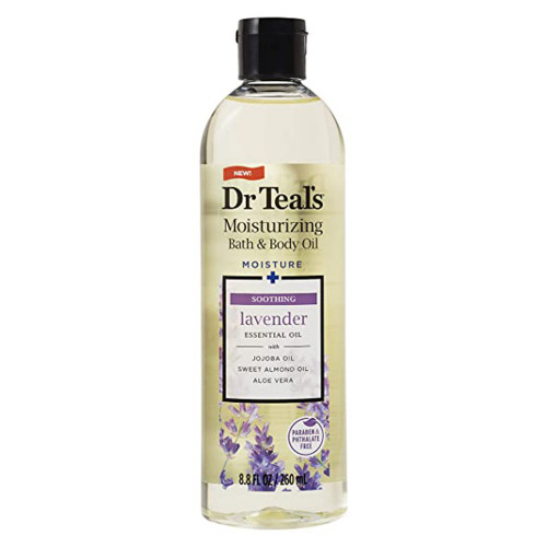 Dr Teal'S Bath Additive Lavender Oil 260ml Yellow -- زيت اللافندر المضاف للاستحمام من دكتور تيلز 260 مل أصفر