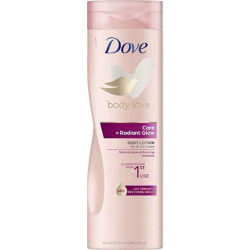 Dove Hb Lotion Care And Glow 400ml -- دوف يتش بي  لوشين كير و جلو 500مل