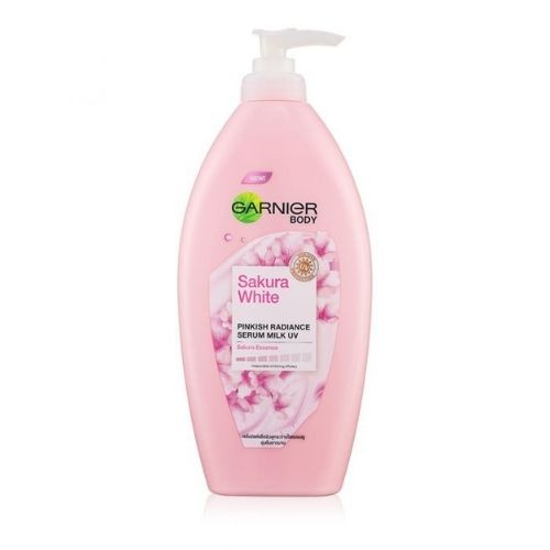 Garnier Body Lotion Sakura White With Serum 400ml -- غارنييه لوشن للجسم أبيض ساكورا مع سيروم 400 مل