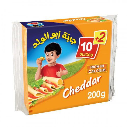 Regal Picon Cheese Slices Cheddar 12 Slices 200g -- شرائح شيدار جبنة ريجال بيكون 12شرائح 200جم 