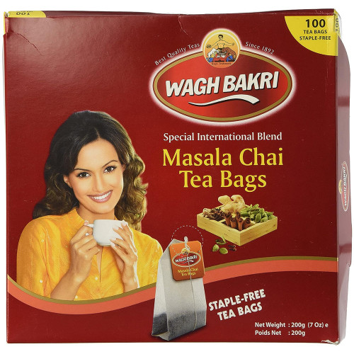 Wagh Bakri Masala Chai 100's -- واغ بكري ماسالا تشاي 100 حبة