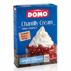 Domo Chantilly Vanilla Cream 72g -- دومو شانتيلي كريمة الفانيليا 72 جم