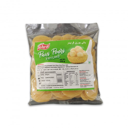 Ajwa Pani Poori Fryms 200g -- عجوة باني بوري مقلية 200 جرام