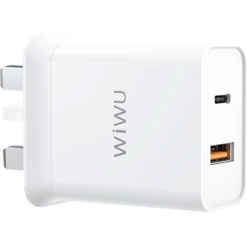 Wiwu Comet USB-C + QC3.0 Uk 20W Power Adapter