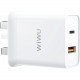 Wiwu Comet USB-C + QC3.0 Uk 20W Power Adapter