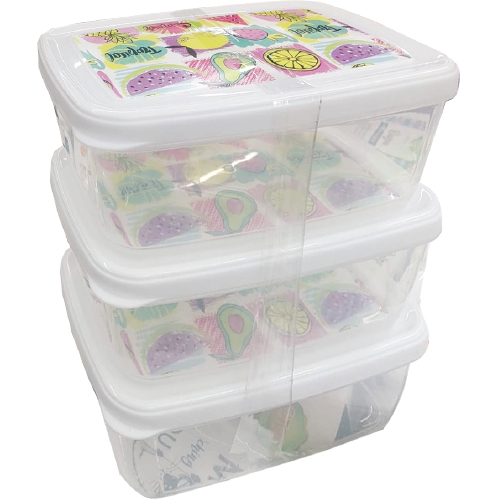 Gitco Daizee Storage Box 3 Pcs Set TK-SB876