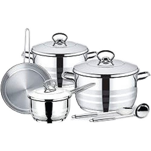 Gitco SS Silvia Cookware Set 9Pc CL564