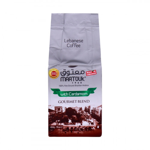 Maatouk Lebanese Coffee Cardamom Blend 450g -- معتوق ليبنون كافي هال خلطة 450ج