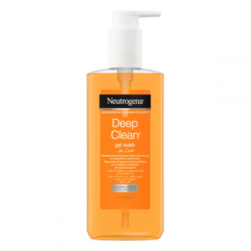 Nutrogena Deep Clean Face Wash 200ml -- نيوتروجينا ديب كلين غسول وجه 200 مل