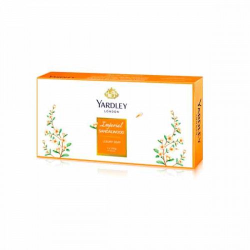 Yardley Luxury Soap Sandalwood 3 x 100gm -- صابون ياردلي بخشب الصندل 100 جرام 3 حبه 