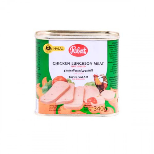 Robert Chicken Luncheon Meat 340gm -- روبيرت لانشون لحم دجاج  340 جرام