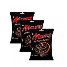 Mars Miniatures Assorted 3 x 150gm -- شيكولاتة مارس مينيتورز تشكيلة 150 جم 3 كيس